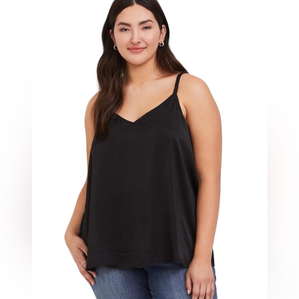 COPY - Torrid Sophie Charmeuse Swing Cami Dusty Rose, Sz Torrid 2